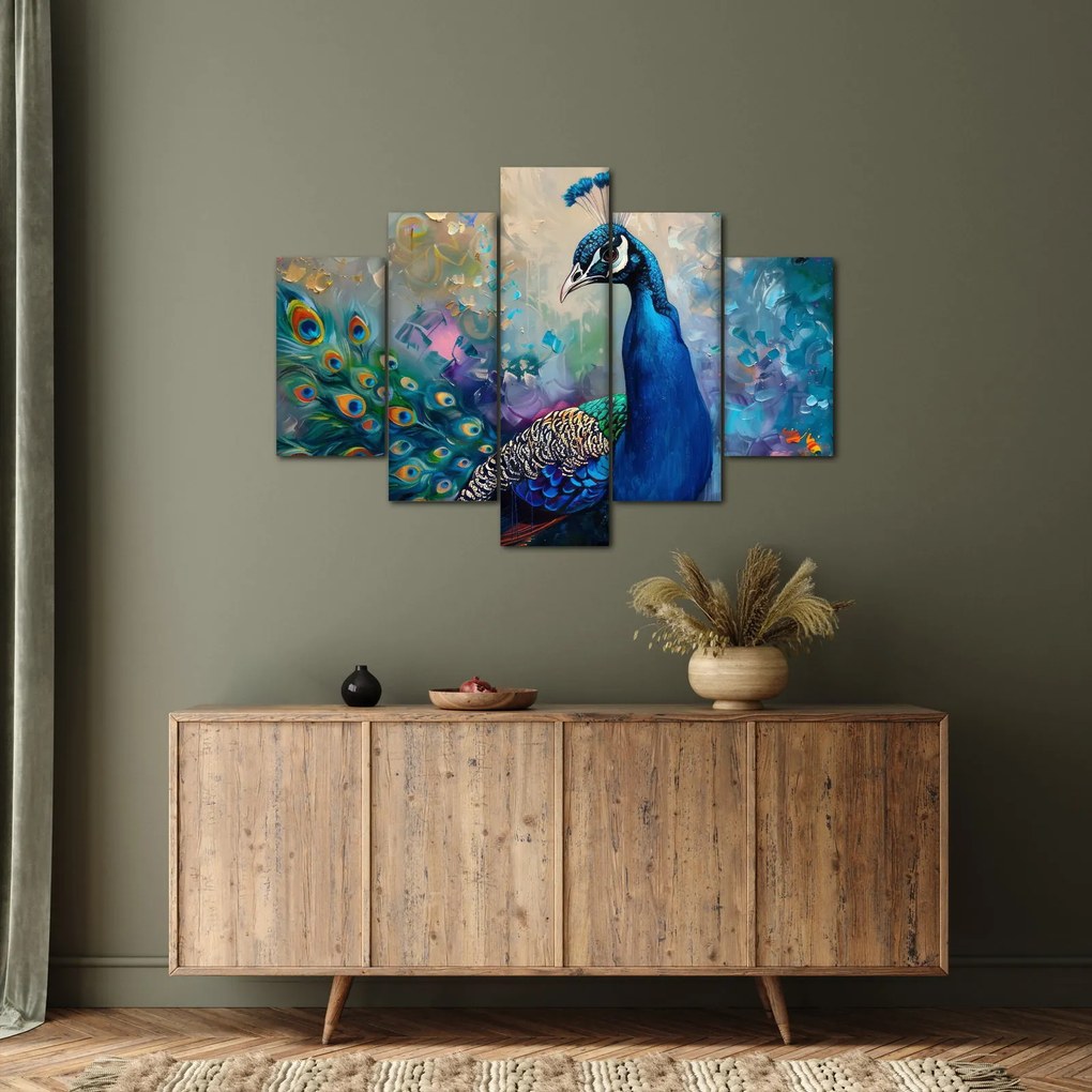 Kép - Festmény egy páva (150x105 cm)