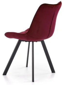 COMORO étkezőszék, 1 db, sötétvörös