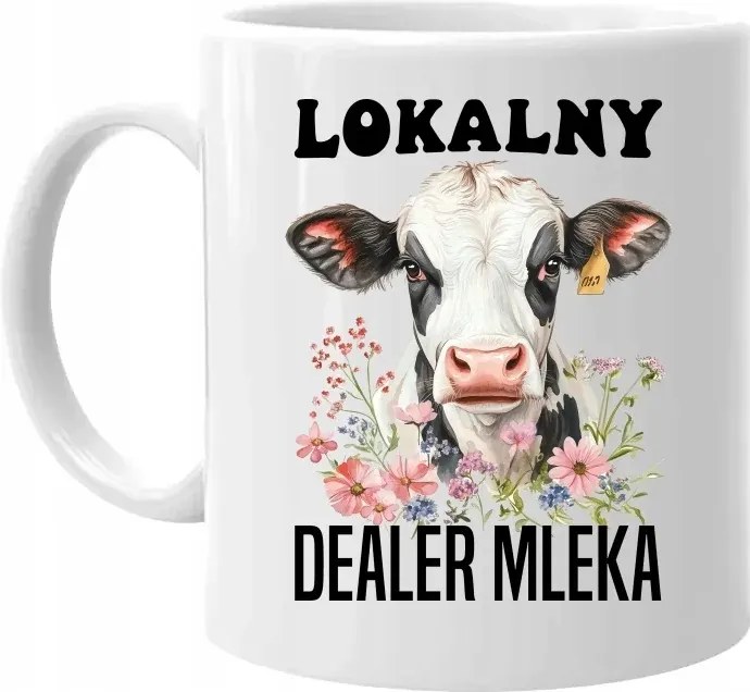 Helyi tejkereskedő Tejdíler Bögre Ajándék Tehéntenyésztőnek Ajándék