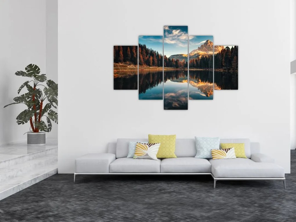 Kép - alpesi, olaszország, dolomitok, Antorno (150x105 cm)