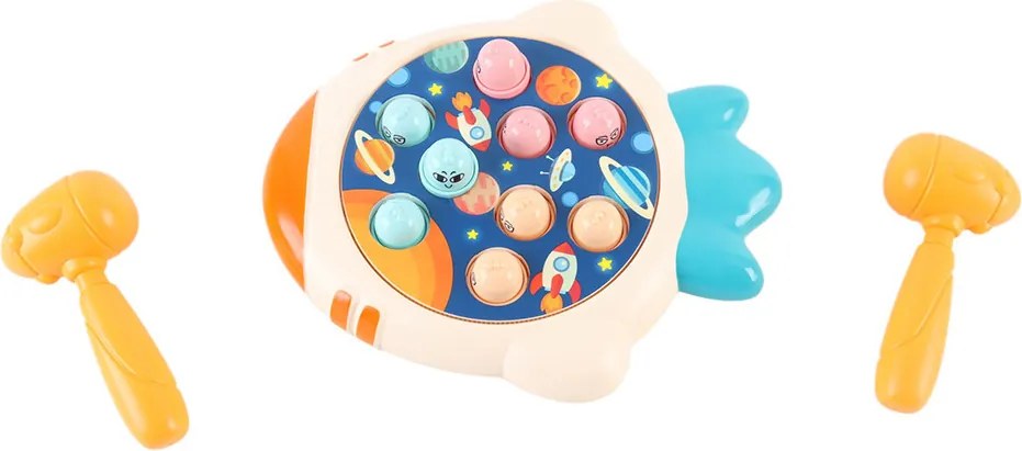 Bolygó hajsza ügyességi társasjáték kalapácsokkal Whack-A-Mole