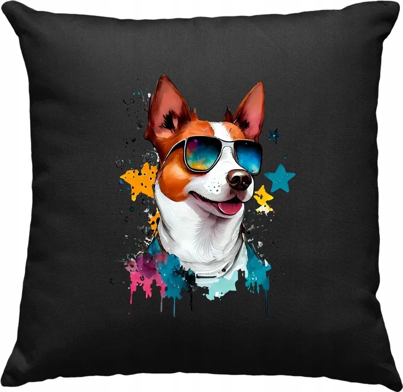 Kutya párna Vicces Mém 1 Fekete