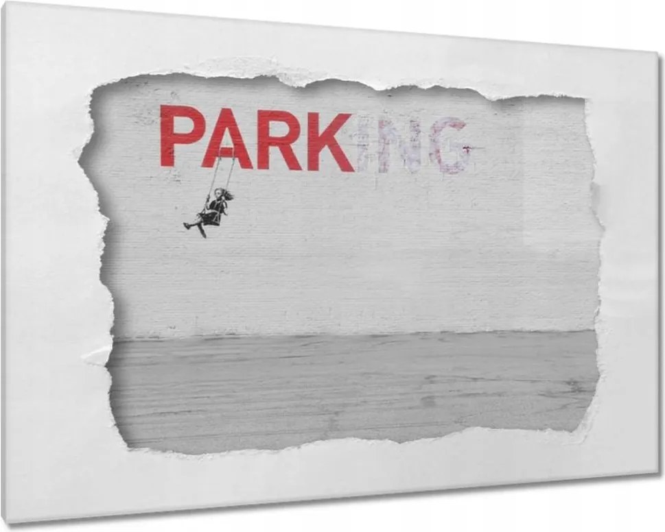 Vászonkép 60x40 Banksy Parkoló