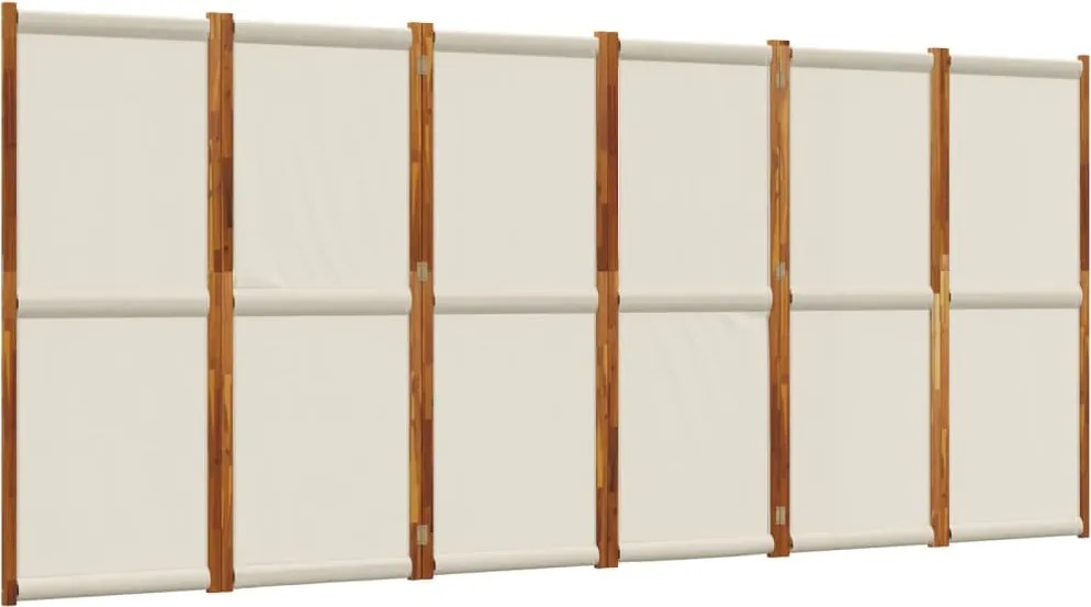 vidaXL világosszürke 6 paneles térelválasztó 420 x 180 cm