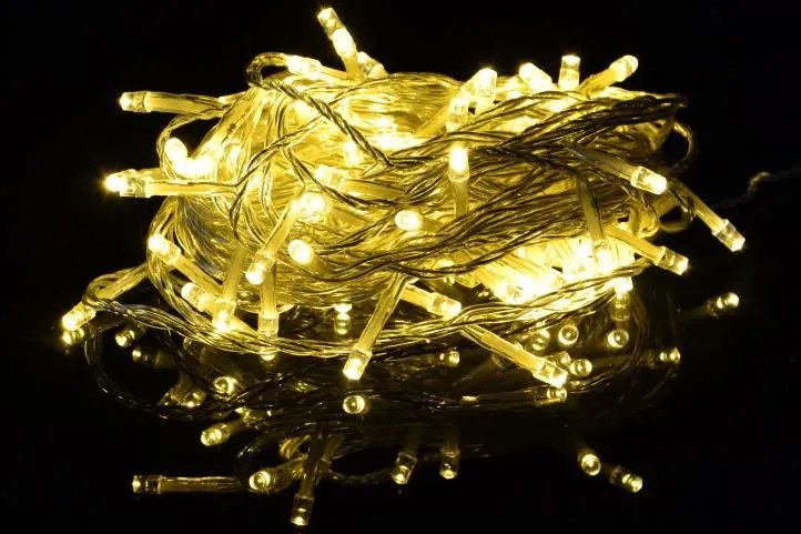 NEXOS Karácsonyi fényfüzér 10 m 100 LED meleg fehér