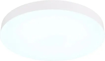 Globo 12384-36W Mennyezeti lámpa matt fehér műanyag, csúszókapcsoló, lépcsős kapcsoló, színek rögzíthetők, ø: 400mm, M: 45mm, tartozék: LED 36W 230V, 4700lm forrás, 3400lm kimenet, CCT 3000/4000/6500K