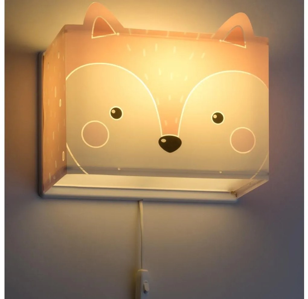 Dalber 64588 - Gyerek fali lámpa LITTLE FOX 1xE27/60W/230V 64588