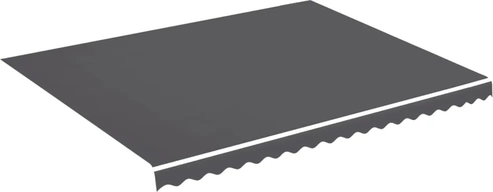 Antracitszürke csere napellenző ponyva 4,5 x 3,5 m
