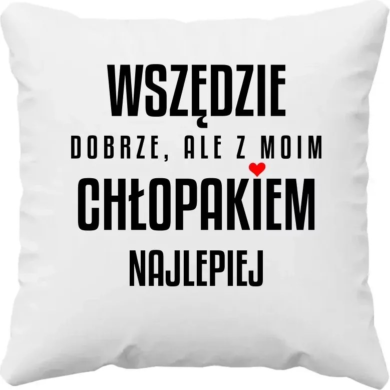 Mindenhol jó, de a barátommal a legjobb neki a párna