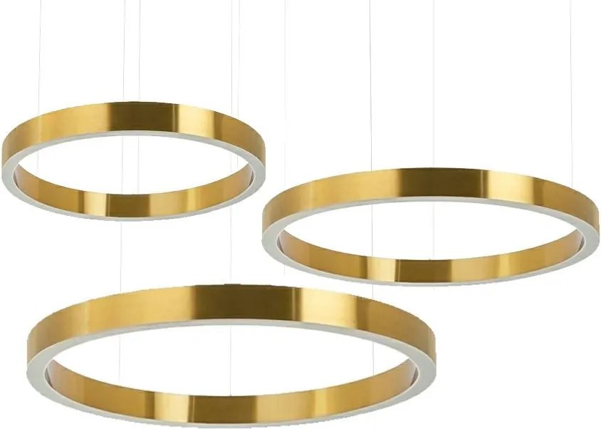 KING HOME MSE0000406080 RING Modern Led Függesztett Lámpa Arany LED IP20
