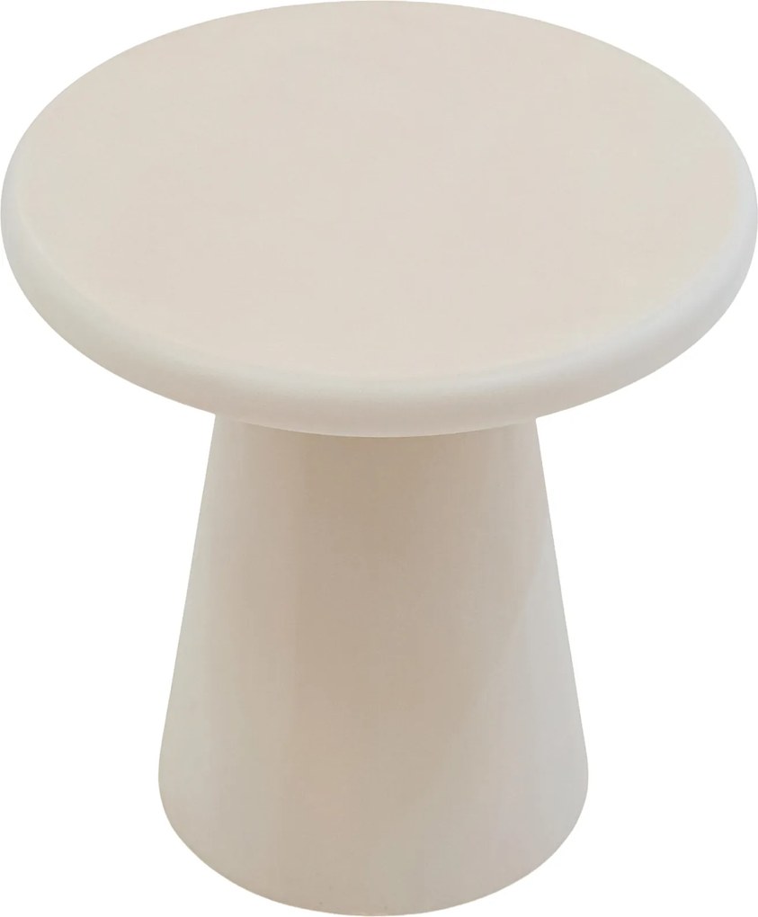 Clav kerek dohányzóasztal 45 cm - bézs