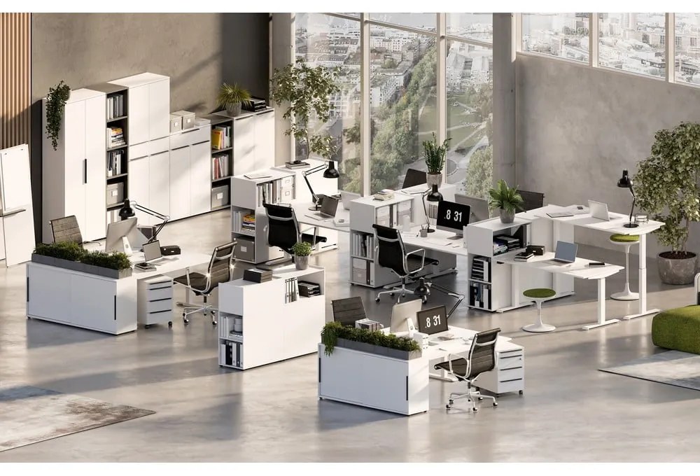 Íróasztal elektromosan állítható magassággal 80x140 cm Mailand – Germania