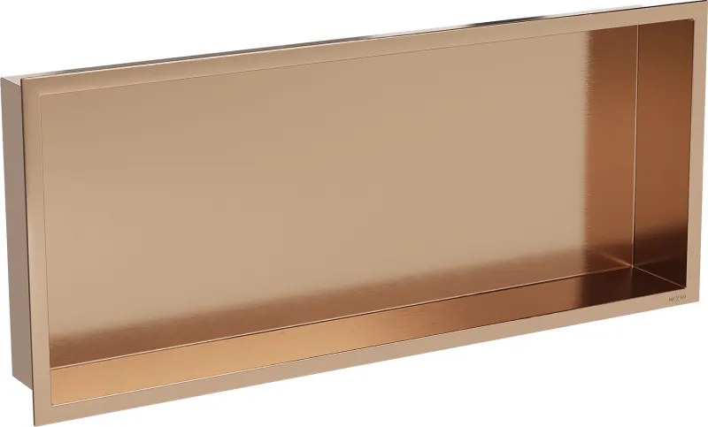 Mexen X-Wall-R falcspolc peremmel 75 x 30 cm, kefeített réz - 19C0753010