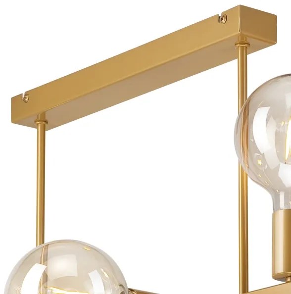 ASTRID mennyezeti lámpa 6xE27/60W/230V arany színben