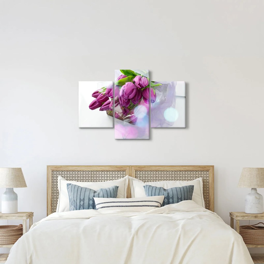 Kép - csokor tulipán (90x60 cm)
