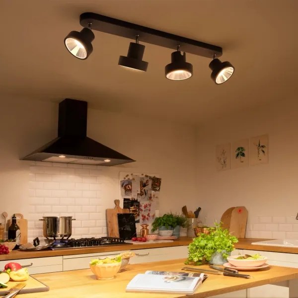 Philips 50604/30 / P0 - LED spotlámpa BUKKO 4xLED / 4,3W / 230V