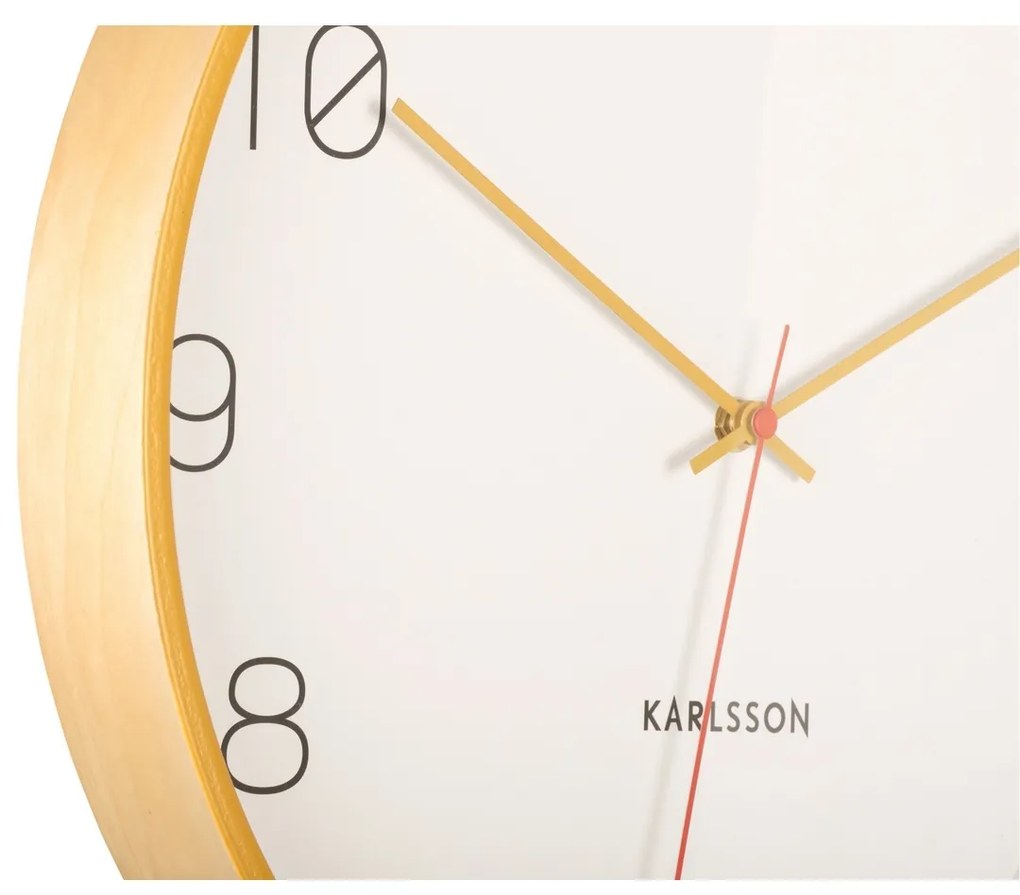 Karlsson 5926YE design falióra 40 cm, sárga