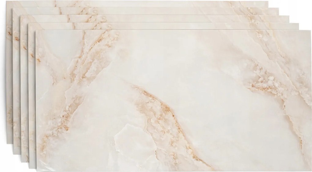 Öntapadós falpanelek Dekorációs Panel Bézs Konyha Fürdőszoba 8 db