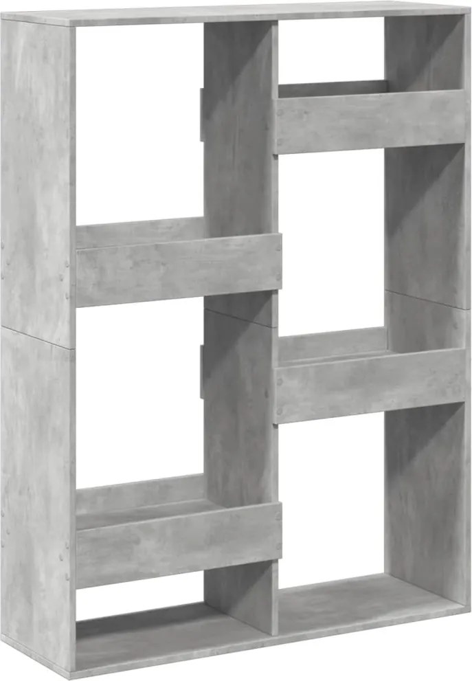 vidaXL betonszürke szerelt fa térelválasztó 100 x 33 x 135 cm