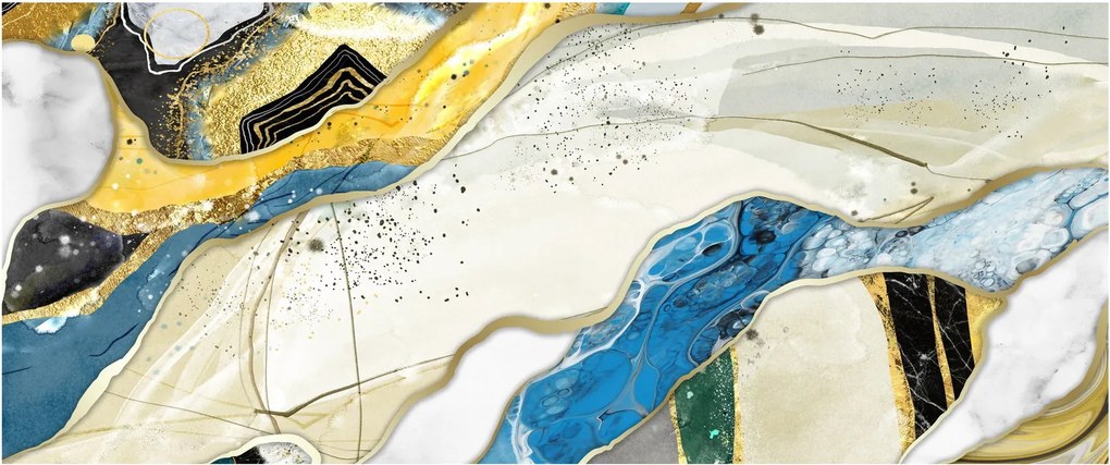 Kép - Színes márvány (120x50 cm)