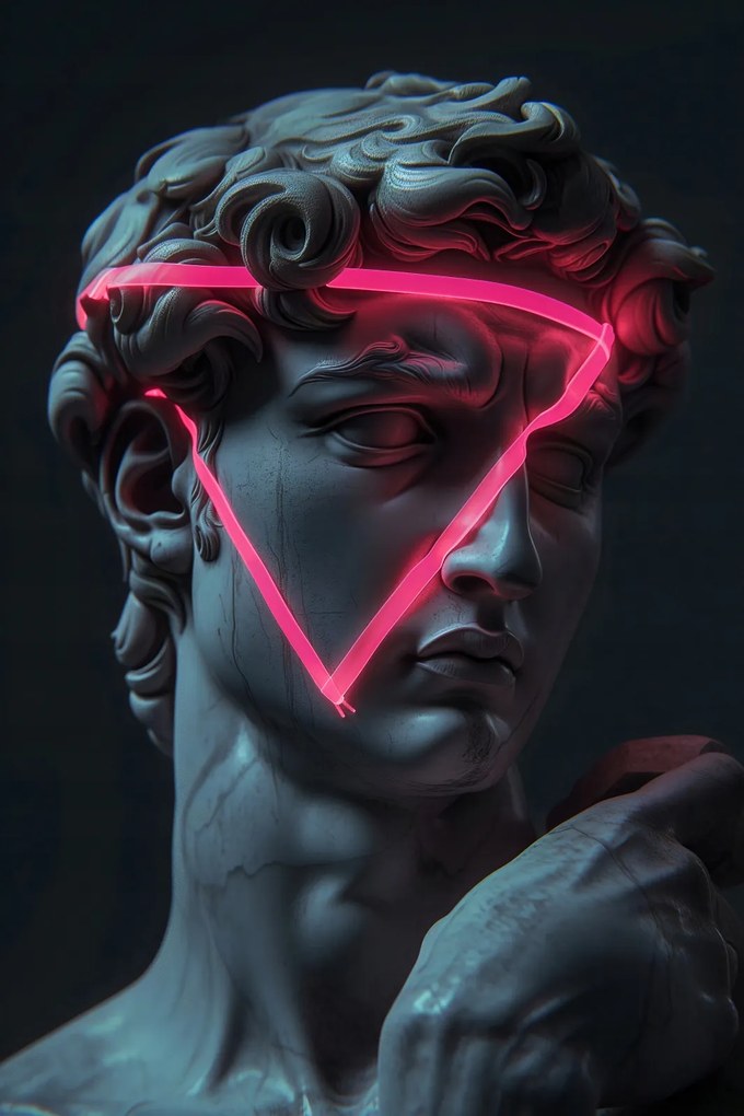 Poszter 20x30cm Neon Reneszánsz