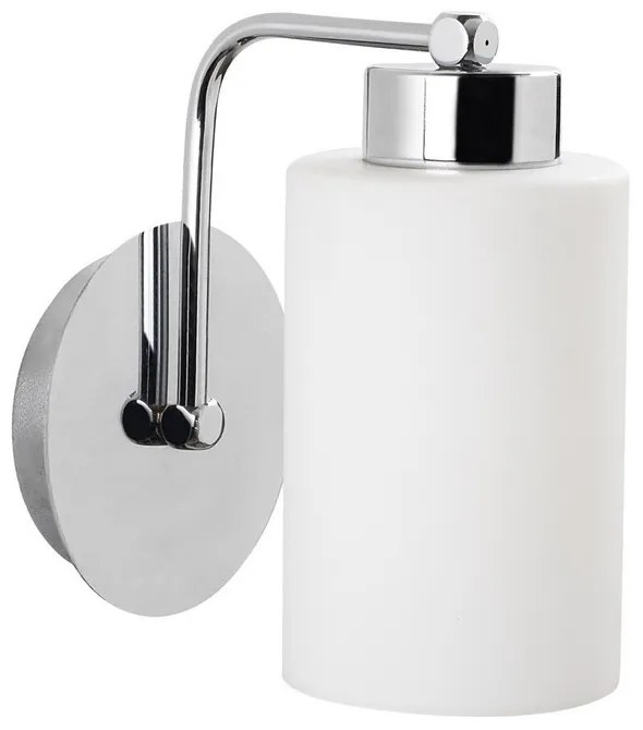 Balcova - N-340 fali lámpa, ezüst/fehér