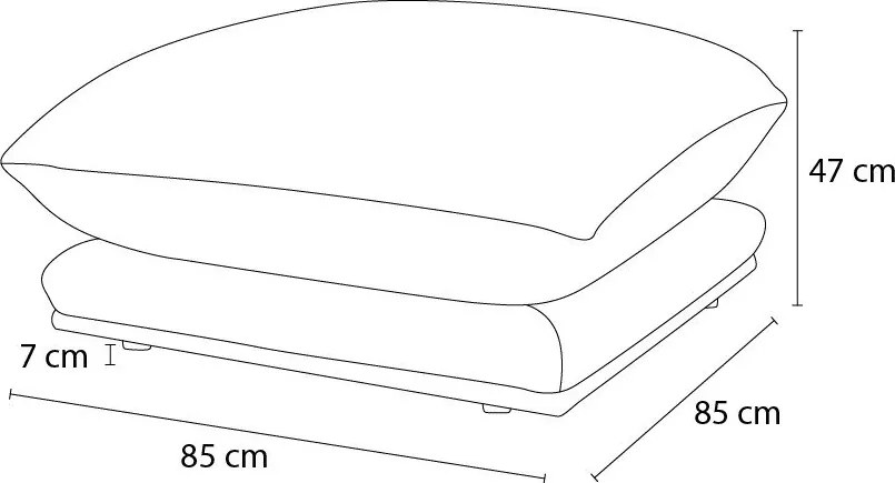 Krémszínű lábtartó Ernest – Bobochic Paris