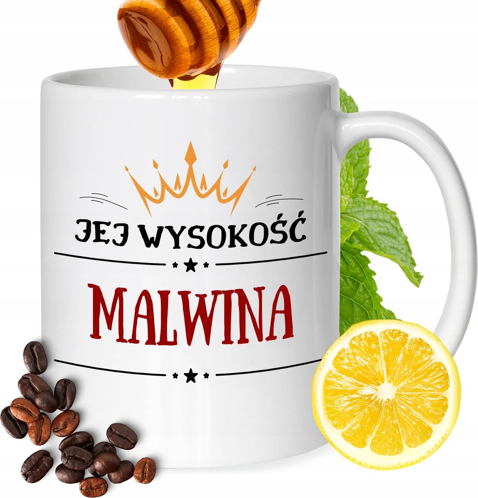 Bögre Malvina Barátnőknek Ajándék Nyomtatott Fehér 330ml