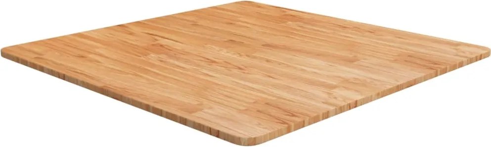 vidaXL világosbarna kezelt tömör tölgyfa négyzet asztallap 80x80x1,5cm