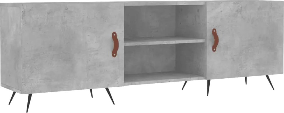 vidaXL betonszürke szerelt fa TV-szekrény 150 x 30 x 50 cm