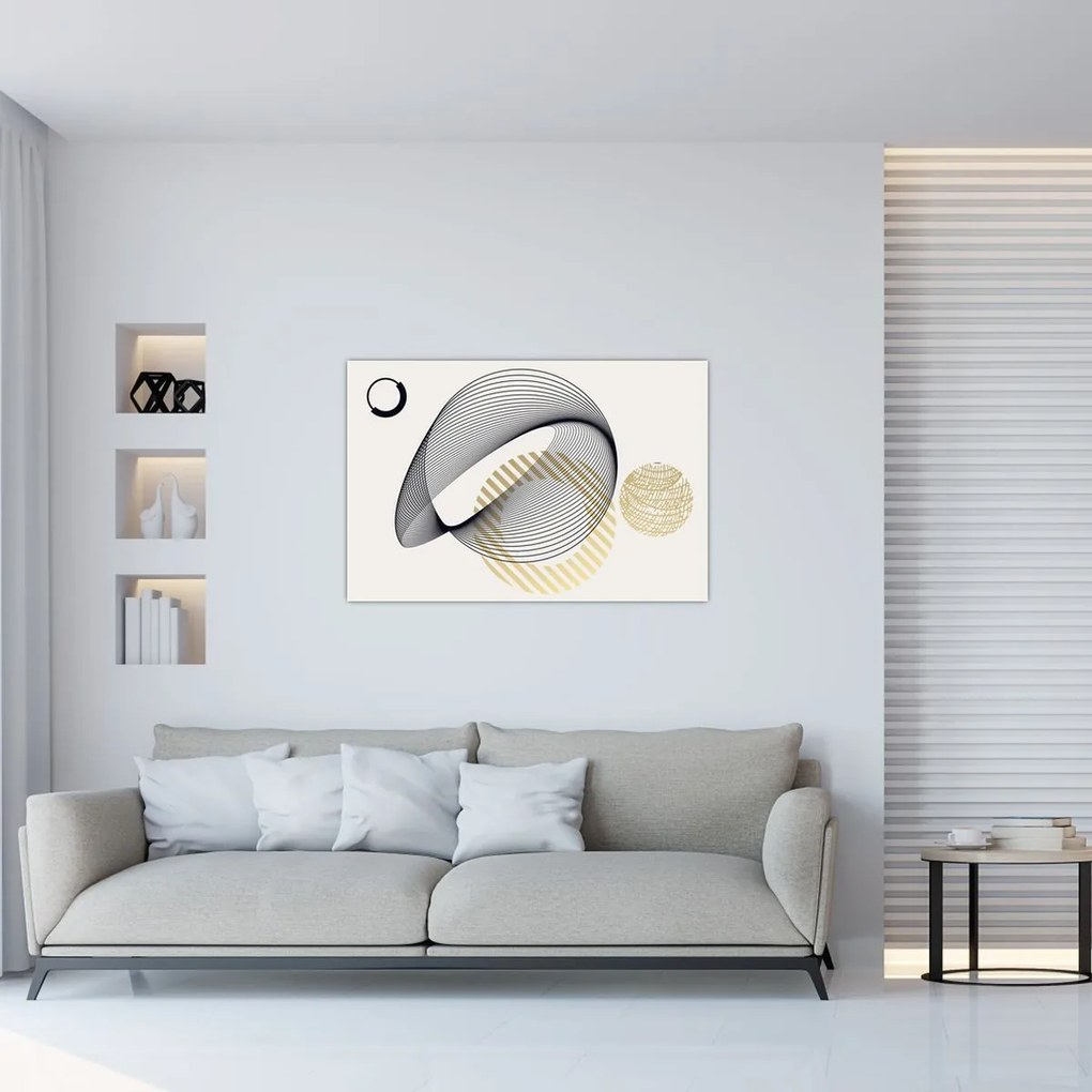 Kép - Geometriai formák N⁰3 (90x60 cm)