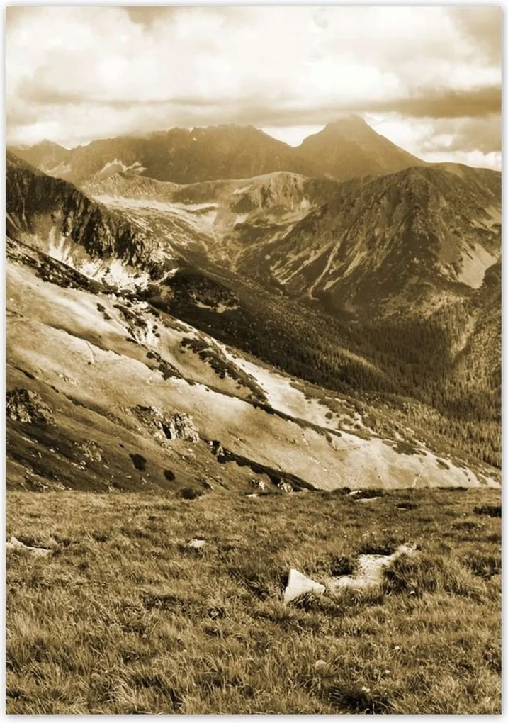 Poszterek 70x100 Tátra Lengyel hegyek Kilátás