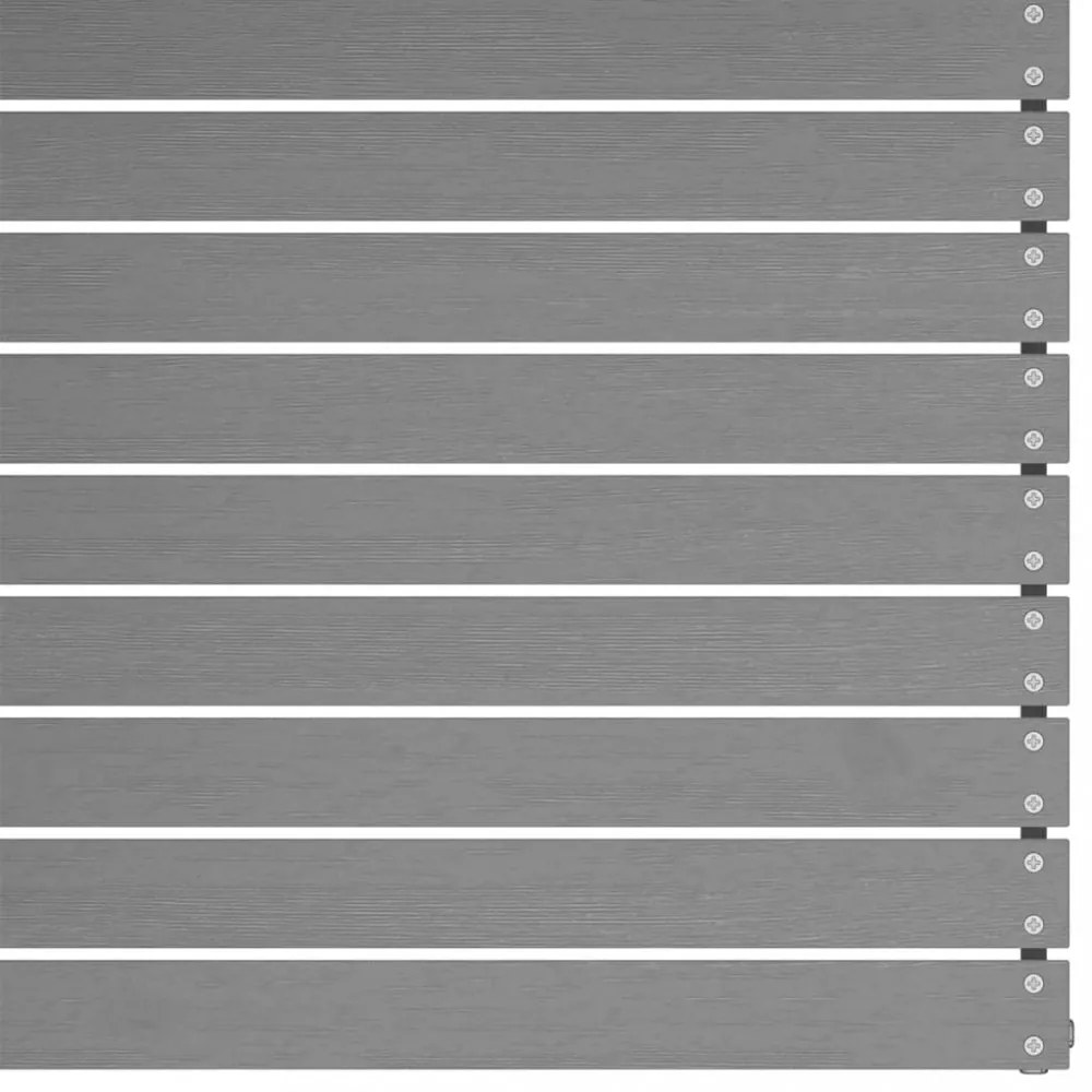 2 db tömör szürke fenyőfa kerti középső kanapé párnákkal