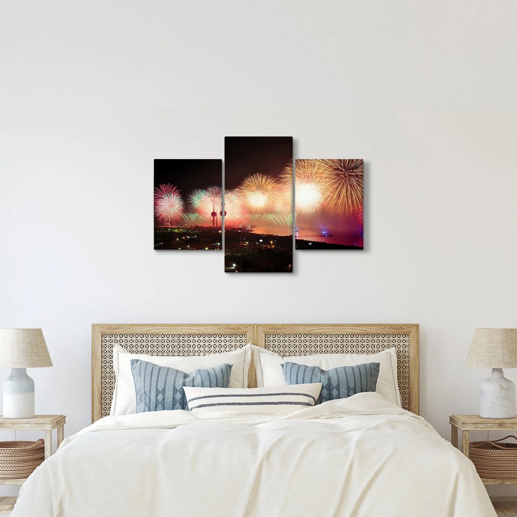 Tűzijáték képe (90x60 cm)