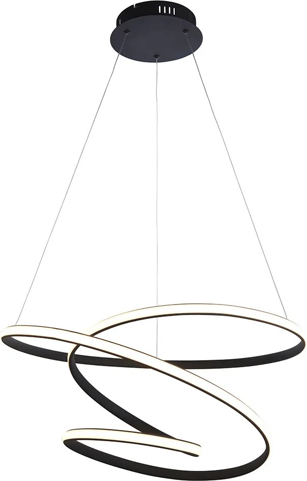 ENDON 97632 DUNE Modern Led Függesztett Lámpa Fehér, Fekete LED IP20