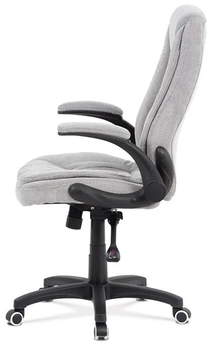 Ezüst Szövet Irodai Főnöki Szék, Szinkron Mechanikával.