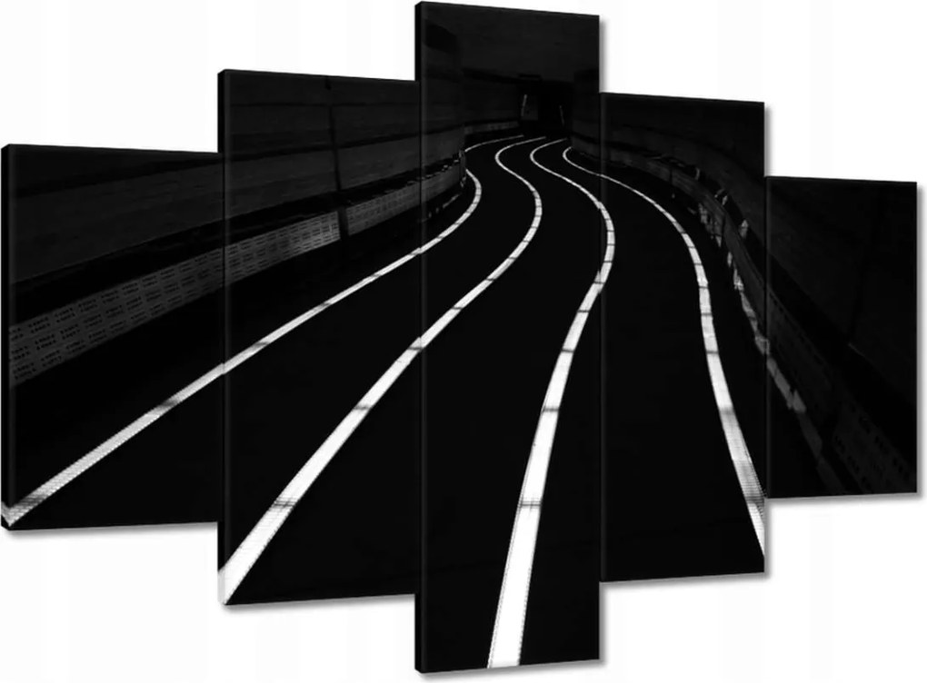 Festmények 150x105 Csíkok Út Éjszaka