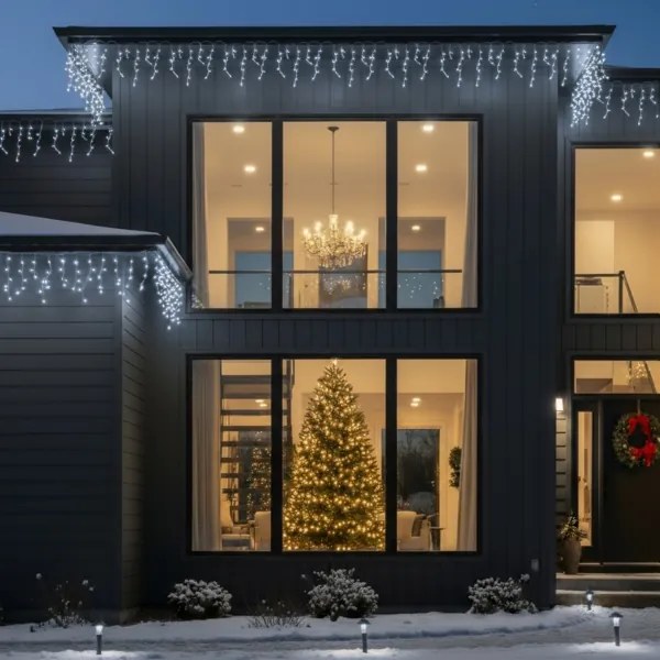 Brilagi - LED kültéri karácsonyi fényfüzér 200xLED/8 funkciós 13m IP44 hideg fehér