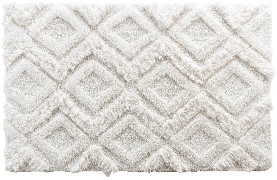 Fehér fürdőszobai kilépő 50x80 cm Ikatis – douceur d'intérieur