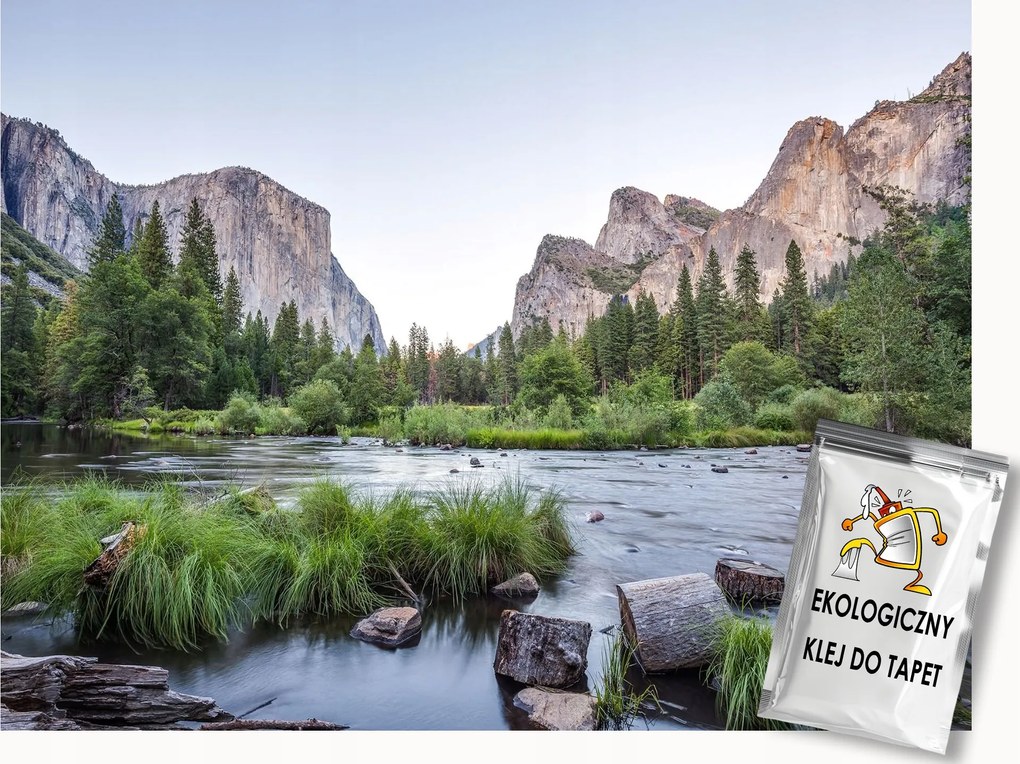 Fotótapéta Flizelina Tájkép Hegyek Természet Patak Kilátás 350x250 ragasztó