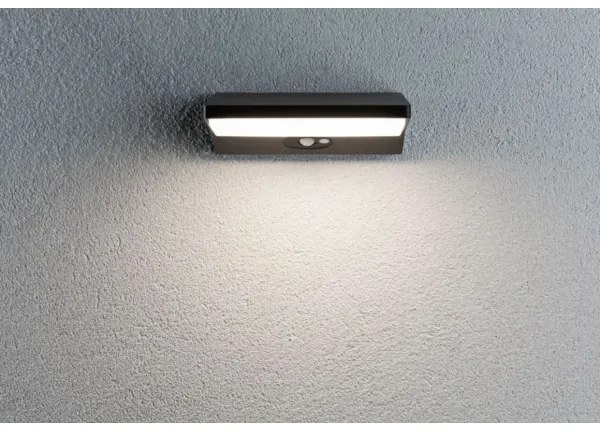 Paulmann 94333 - LED/7,4W IP44 Kültéri fali lámpa érzékelővel HOUSE 230V