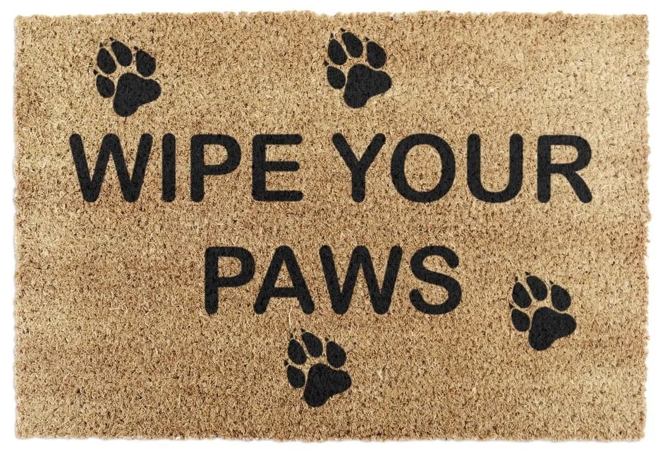 Kókuszrost lábtörlő 40x60 cm Wipe Your Paws – Artsy Doormats
