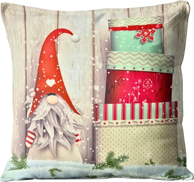 Jancsi Párnahuzat 45x45 Karácsonyi Dekoráció Különböző Minták