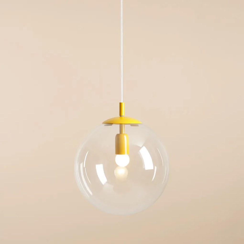 ALDEX 562G14 GLOBE Modern Függesztett Lámpa Sárga E27 IP20