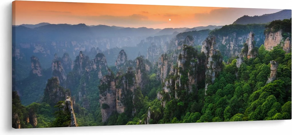 Kép - Zhangjiajie Nemzeti Erdei Park (120x50 cm)