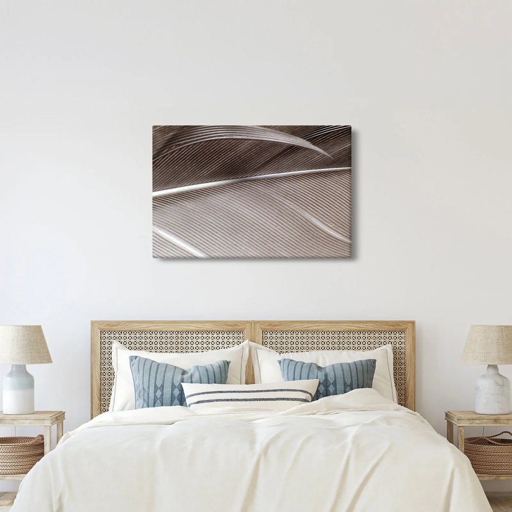 Absztrakt kép szálak (90x60 cm)