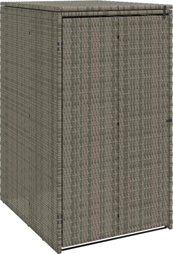 vidaXL Kuka Doboz Szürke 65 x 80 x 115 cm Polietilén