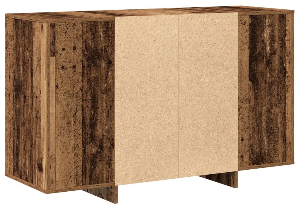 Barna büfé Régi fa Fa 120 x 41 x 75 cm Büfé Négyszögletes
