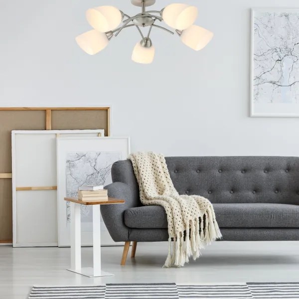 Felületre szerelhető csillár DONNA 5xE27/60W/230V nikkel