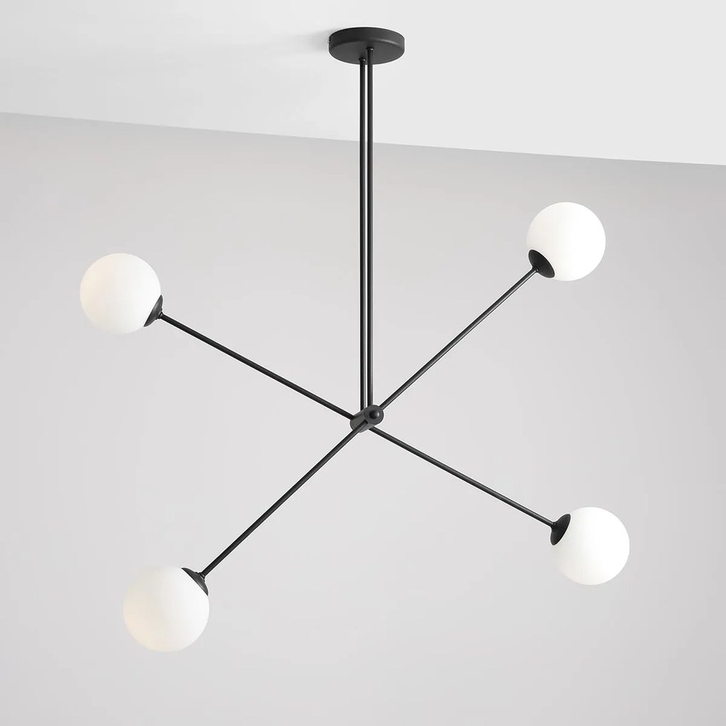 Aldex modern mennyezeti lámpa ohio fehér fekete ald1081pl_l1